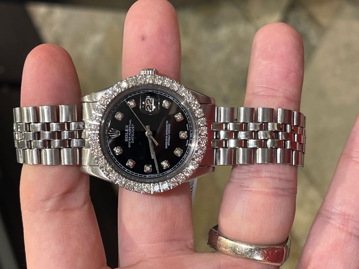 MENS ROLEX DATEJUST, luxury watch