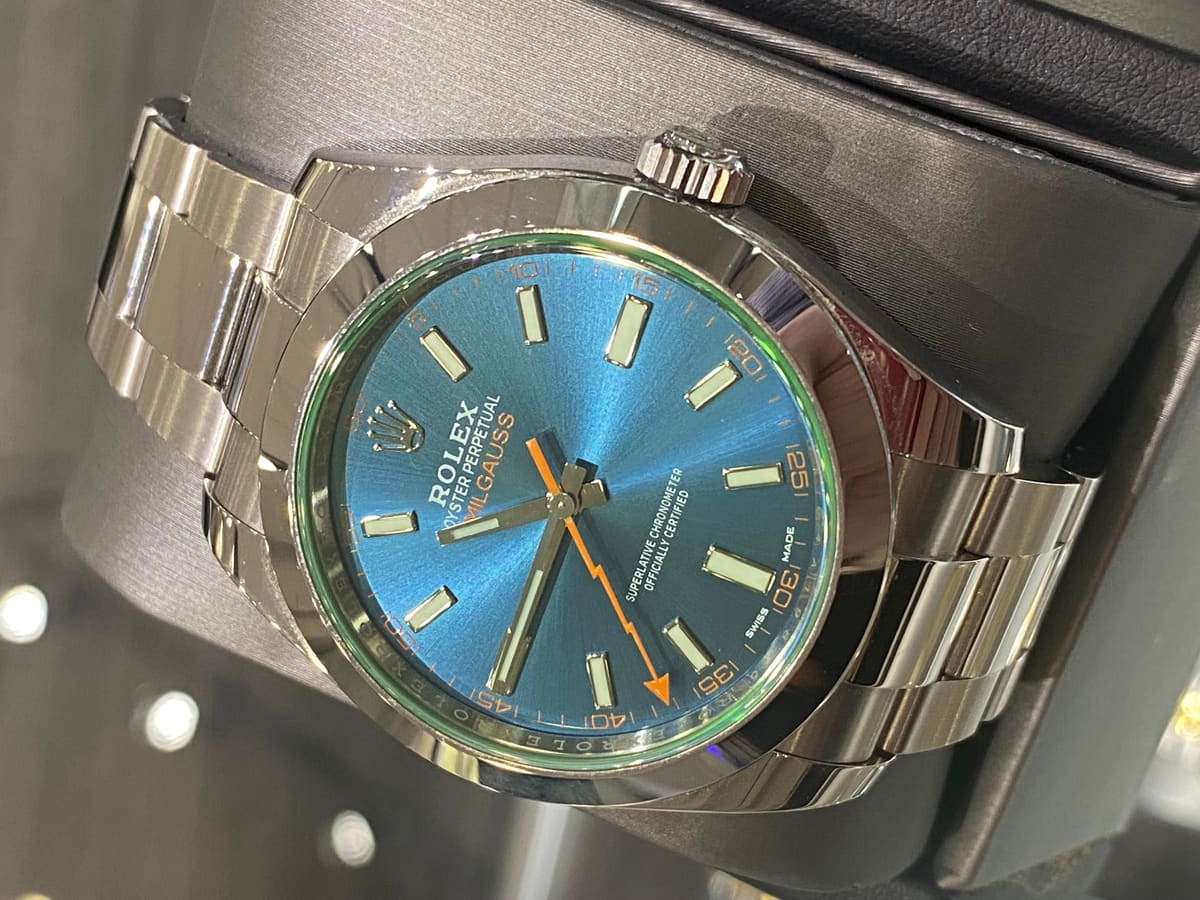 Men's Rolex Watch Milgauss, luxury watch