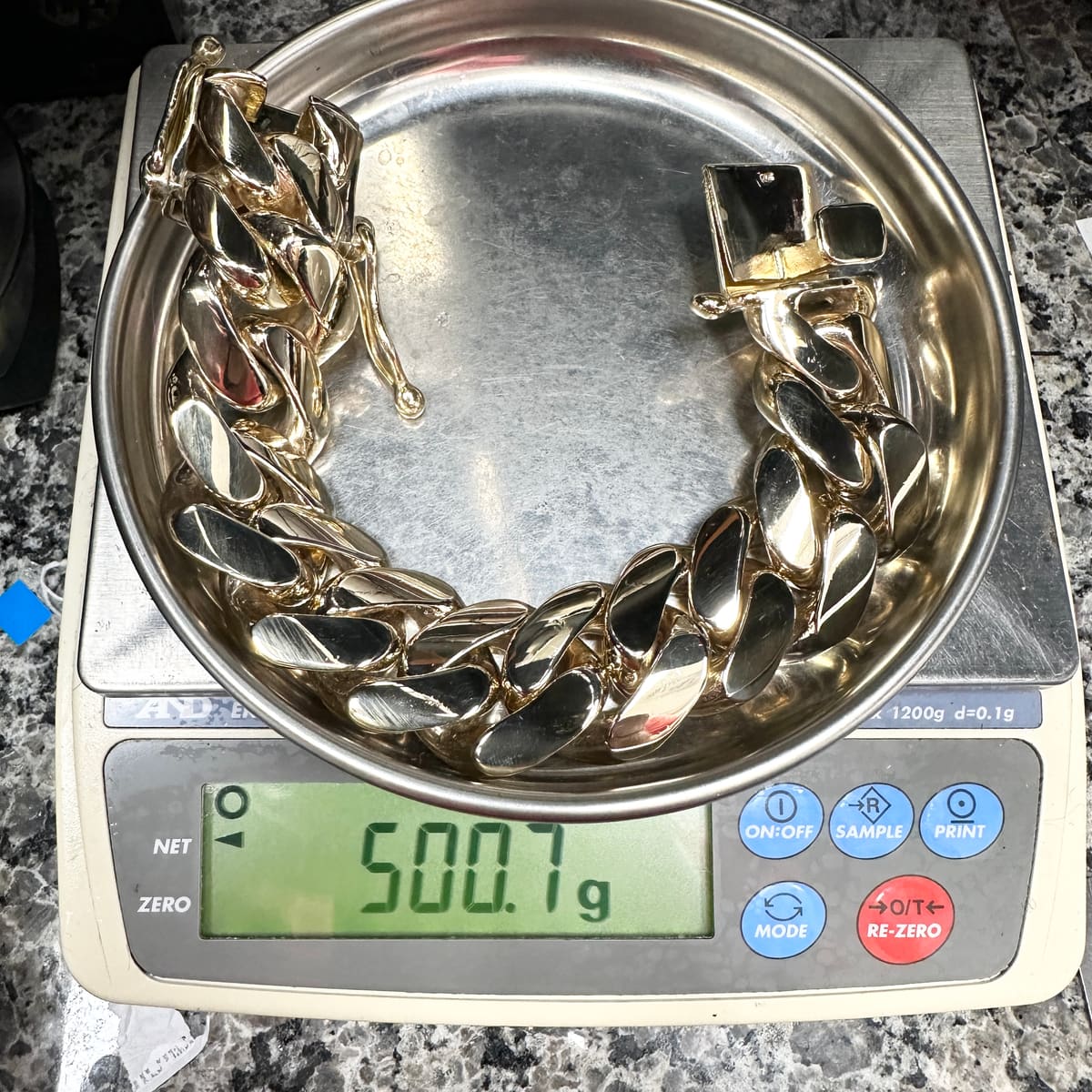 Cuban Link Bracelet 500 Grams, second view
