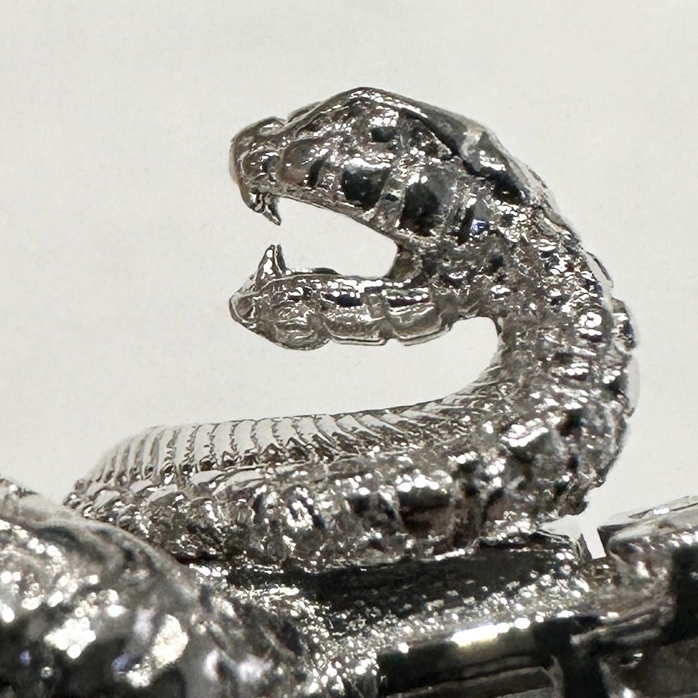 Snake Cross Pendant, second view