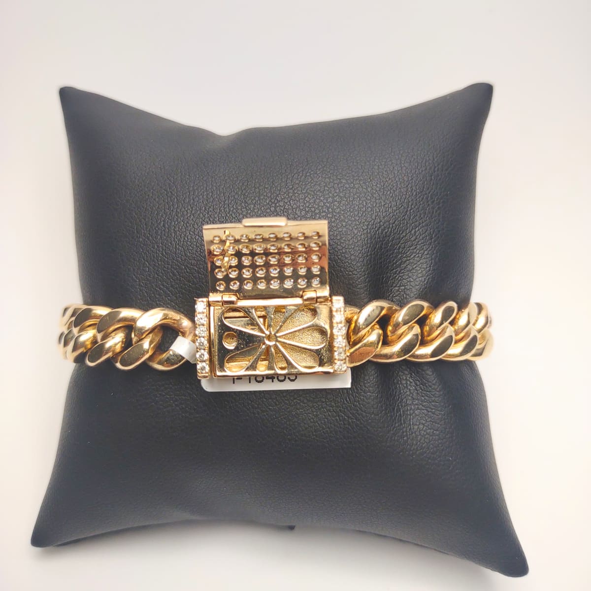 Custom Diamond Cuban link Bracelet 7.5", second view
