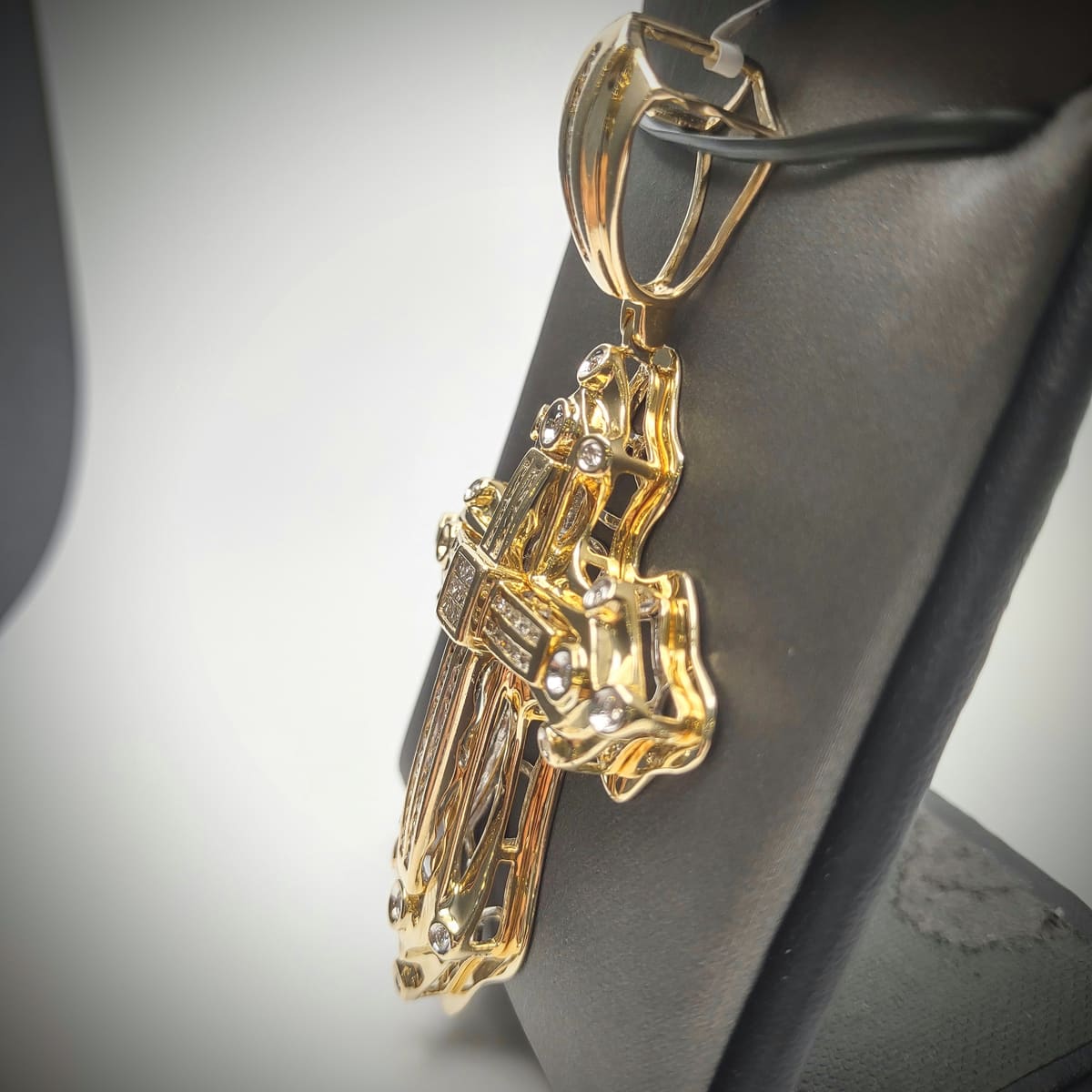 Diamond Cross Pendant, second view