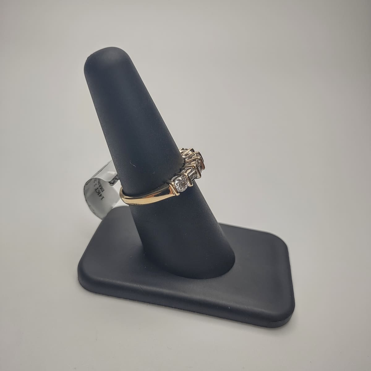 Diamond Wedding Band, wedding band, second view