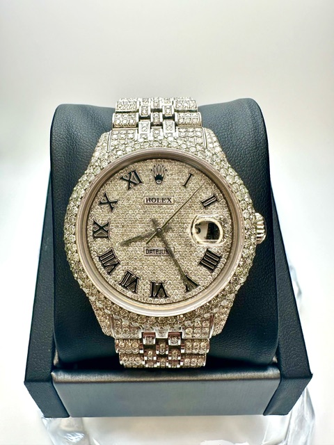 Stainless Buss Down Rolex Date Just 36mm, luxury watch
