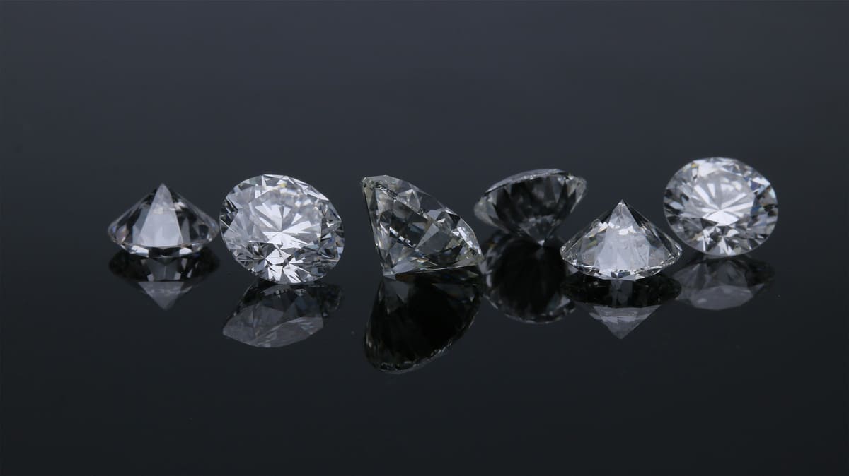 Engagement ring display at Florida Diamond Center in Holiday, Florida